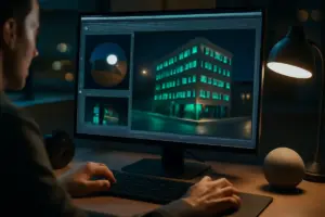 Illuminazione HDRI in modellazione 3D: la tecnica semplice che fa risaltare ogni scena notturna