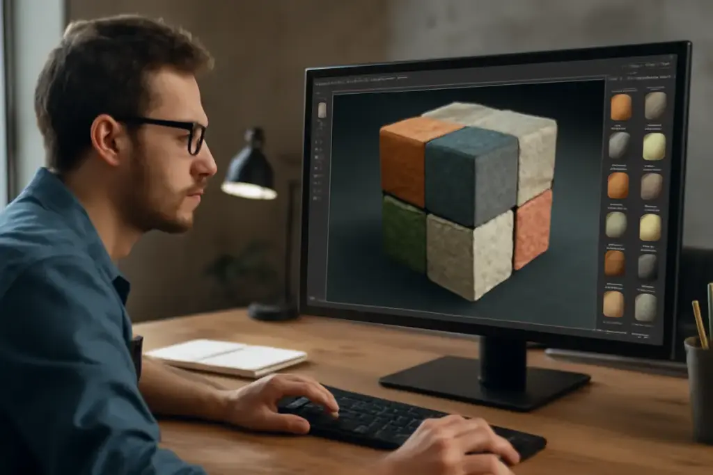 Utilizzo delle texture procedurali in ambienti 3D: il trucco che crea varietà senza appesantire i file