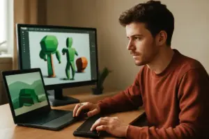 Scoprire la modellazione low poly per videogiochi: il metodo che velocizza rendering e pubblicazione