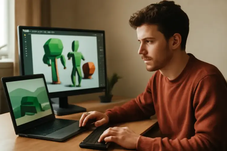 Scoprire la modellazione low poly per videogiochi: il metodo che velocizza rendering e pubblicazione