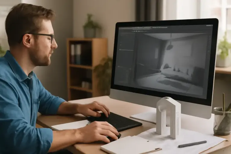 Qual è il workflow migliore per la modellazione 3D di elementi architettonici interni? Scopri come mantenere alta qualità senza perdere tempo