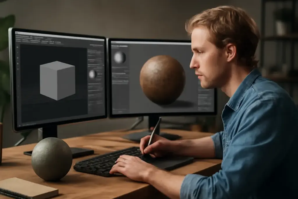 Come creare materiali realistici nei software di grafica 3D? Il passaggio che migliora subito la resa visiva