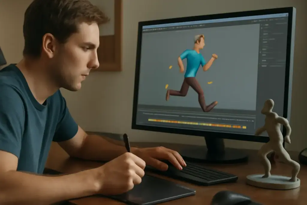 Animazione keyframe nei software 3D: il criterio per impostare fotogrammi che rendono le scene più credibili