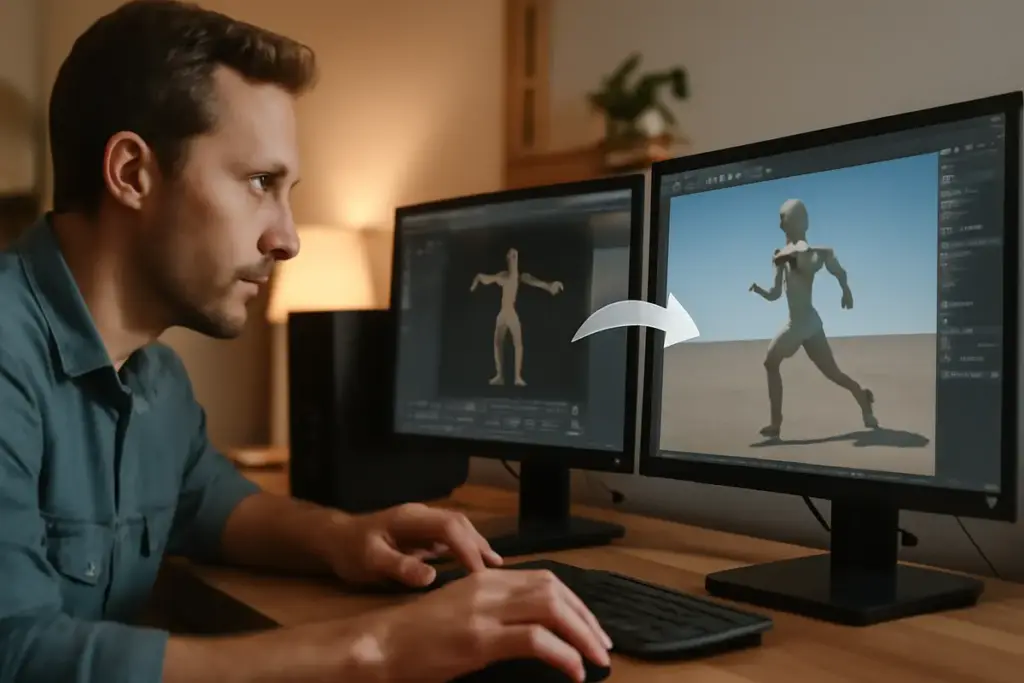 Esportare animazioni 3D per i motori di gioco: il passaggio inaspettato che risolve errori di sincronizzazione