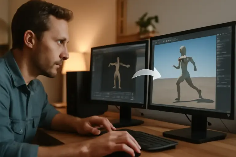 Esportare animazioni 3D per i motori di gioco: il passaggio inaspettato che risolve errori di sincronizzazione