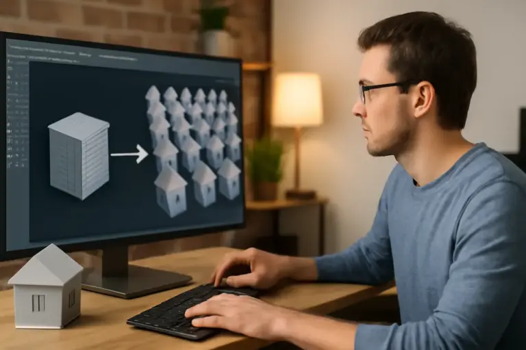 Come funziona l’instancing nella modellazione 3D? Meno file pesanti, più flessibilità nelle scene