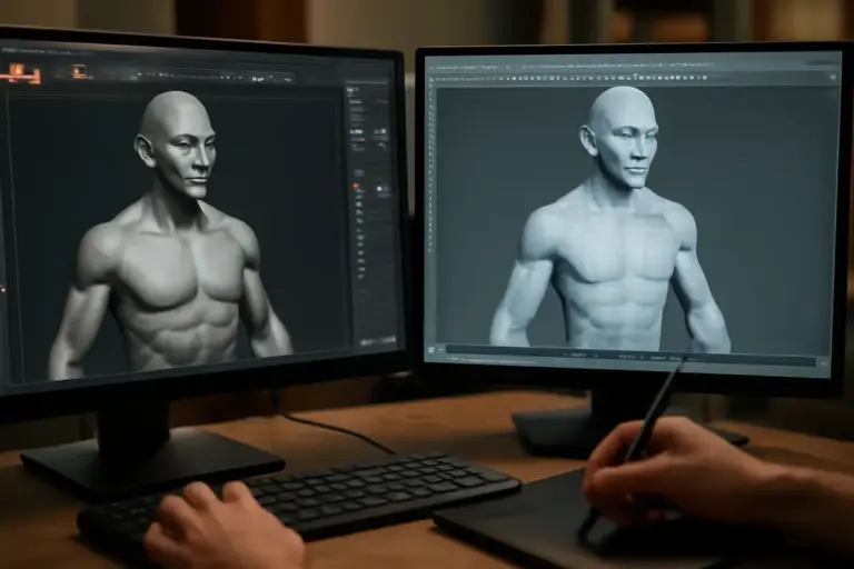 Pipeline di lavoro tra ZBrush e Maya: le fasi chiave per modelli senza intoppi